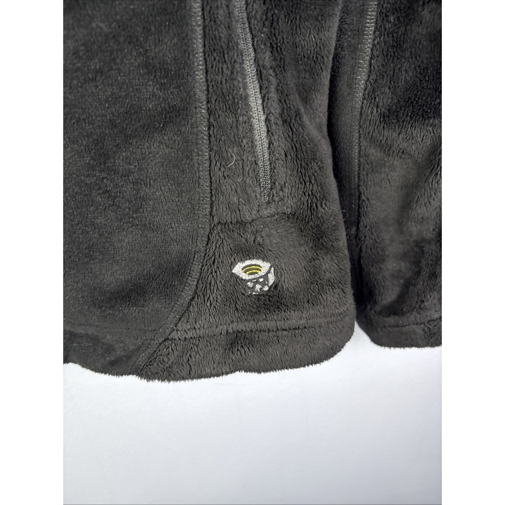 Mountain Hardware Womens Wind Stopper Jacket Small Black Fleece Outdoor Hiking - Picture 2 of 12